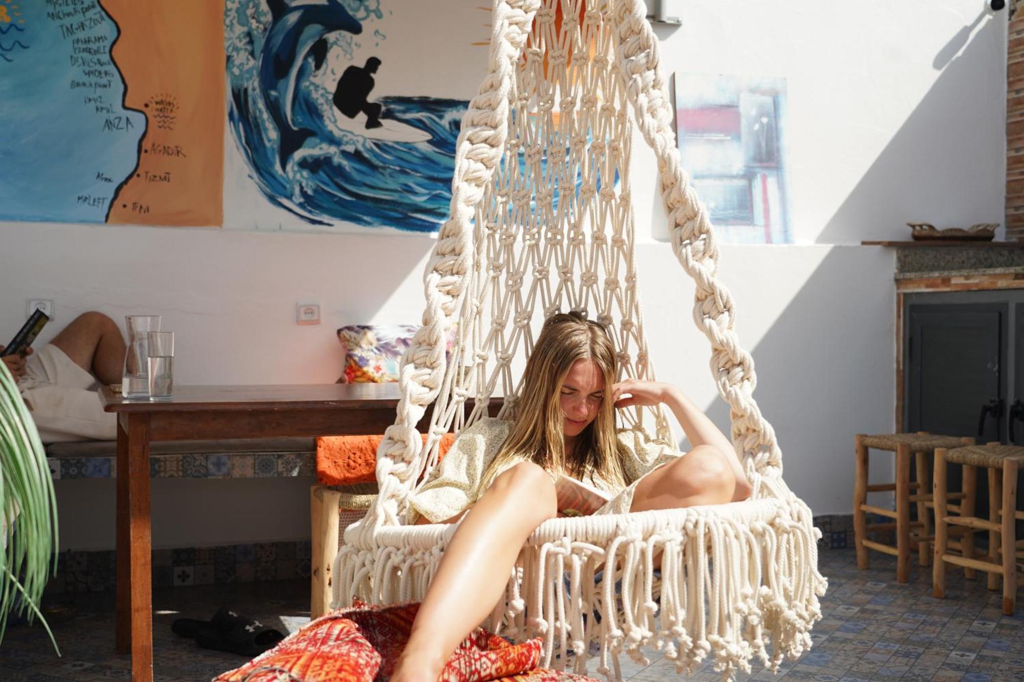 Bed and Breakfast Waves Hunter Surf House Agadir Exterior foto